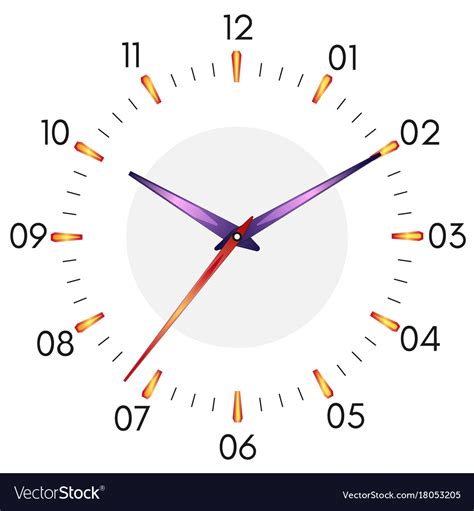 Mechanical clock Royalty Free Vector Image - VectorStock