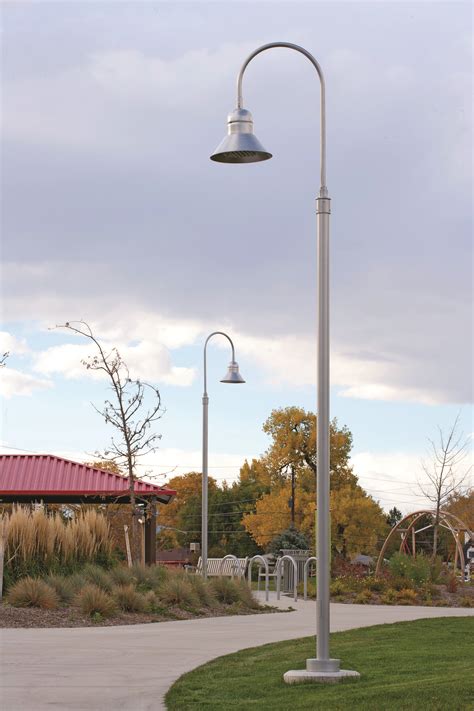 decorative site lighting architectural luminaire street poles pathway landscape park LED Colo ...