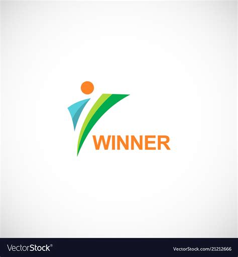 Winner logo Royalty Free Vector Image - VectorStock