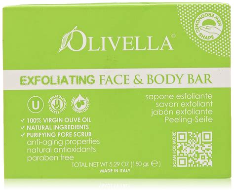 Olivella Exfoliating Face & Body Bar-5.29 Oz – The Blueberry Cart