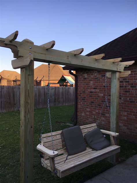 Pergola Swing Set Diy - Image to u