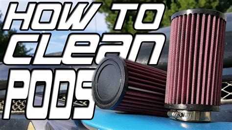 How To Clean POD Filters - YouTube