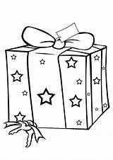 Christmas Gift Coloring sketch template