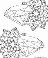 Diamond Clip Art Free Sketch Coloring Page sketch template