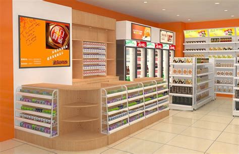 Retail Convenience Store Popular Supermarket Grocery Checkout Counter ...