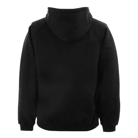 Plain Black Hoodie Template