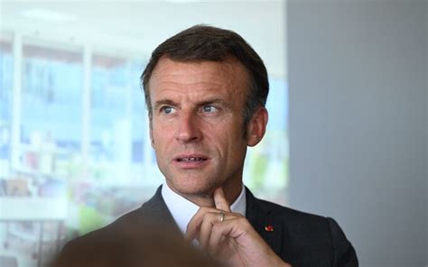 Emmanuel Macron lashes out at 'bulls---' law banning him from third term