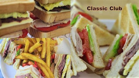 Classic Club || Club Sandwiches || Easy Club || Sandwiches - YouTube