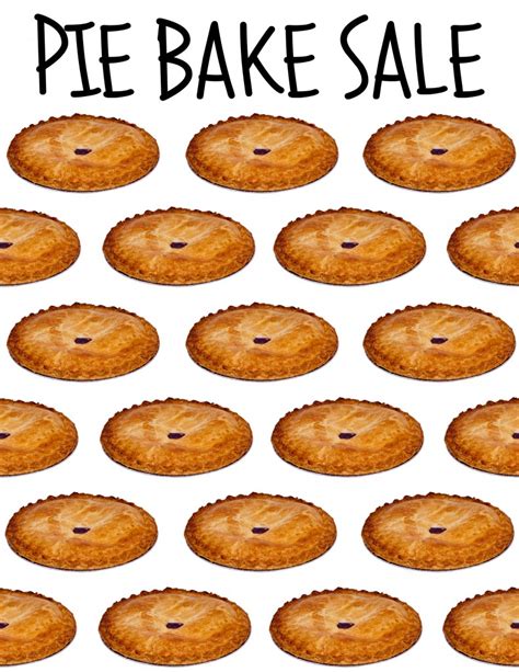 Pie Sale Flyer | Bake Sale Flyers – Free Flyer Designs
