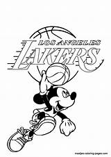 Lakers Logo Coloring Pages sketch template