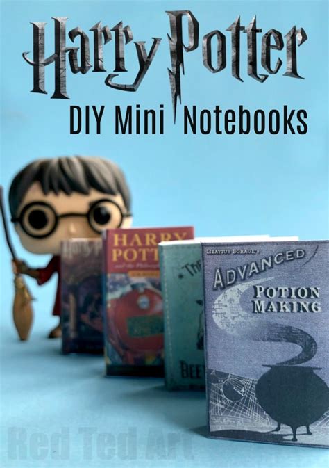 DIY Harry Potter Mini Books (No Glue) - Red Ted Art - Kids Crafts