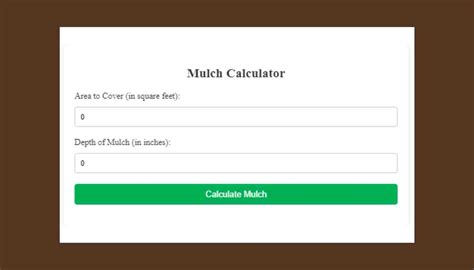 Mulch Calculator – Woodworking Advisor