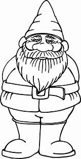 Gnome Coloring Pages Printable  Templates sketch template