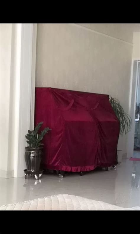 Upright Piano Full Cover, Furniture & Home Living, Home Decor, Curtains ...