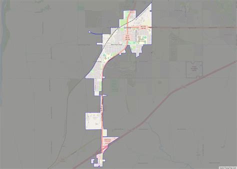 Map of Gretna city, Nebraska