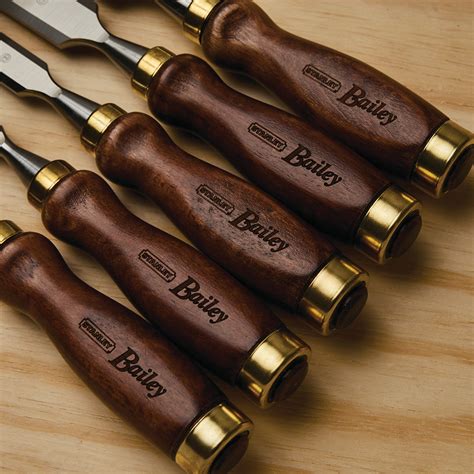 5 pc Bailey® Chisel Set with Leather Pouch - 16-401 | STANLEY Tools