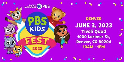 Rocky Mountain PBS KIDS FEST Denver, Tivoli Quad, Denver, 3 June 2023 | AllEvents