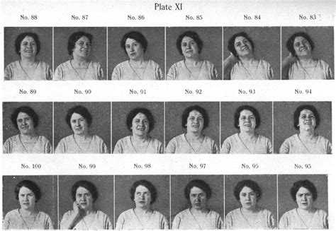 Facial Expressions Chart Psychology