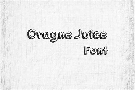 Orange Juice Font Free Download