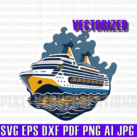 Cruise Ship SVG Cruise Svg Cruise Clipart Island Beach - Etsy