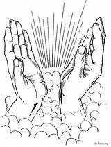 Praying Hands Coloring Pages At GetColoringscom  Free Printable sketch template