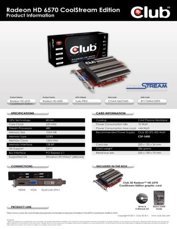 Club3D Radeon HD5450 LP Grafikkarte passiv PCI, 512MB DDR2 Speicher, DVI, HDMI, VGA