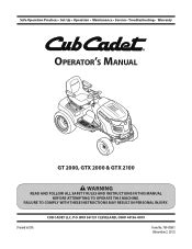 Cub Cadet Sltx1054 Hydrostatic Lawn Tractor Partswarehouse