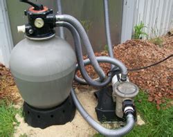 above ground pool filter hook up