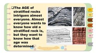 absolute dating to determine the age of stratified rocks