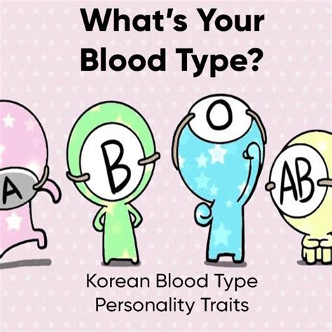 blood type personality korean dating