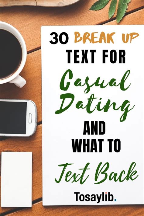 breaking up after casual dating