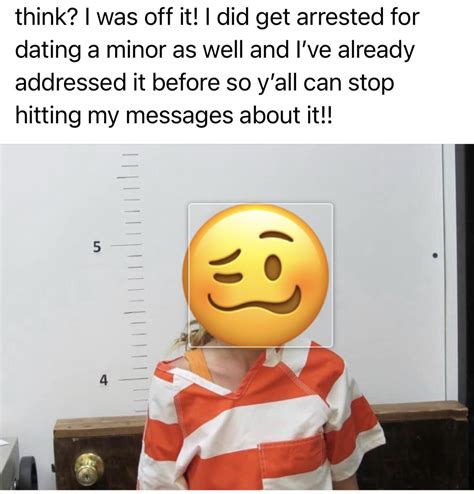 can i get arrested for dating a minor