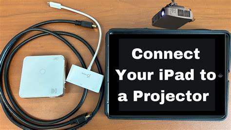 can you hook up an ipad to a projector