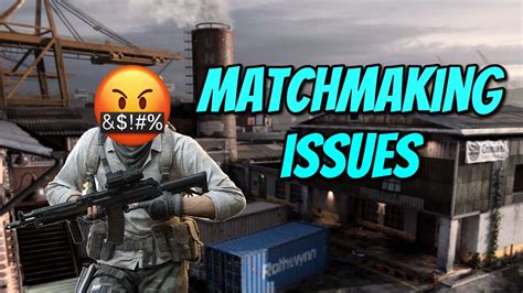 cod modern warfare matchmaking issues