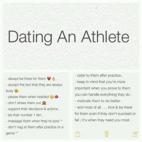 dating a former college athlete
