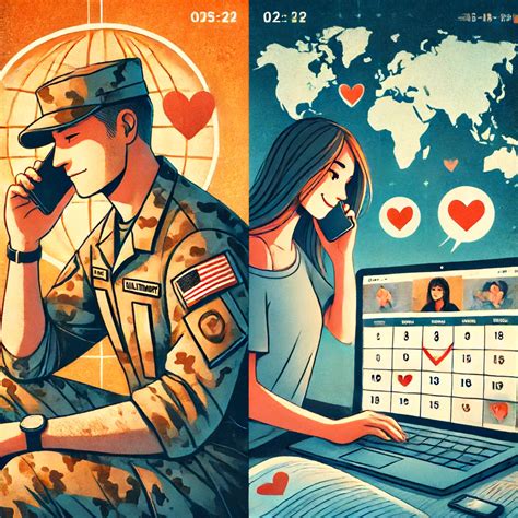 dating a guy in the military long distance