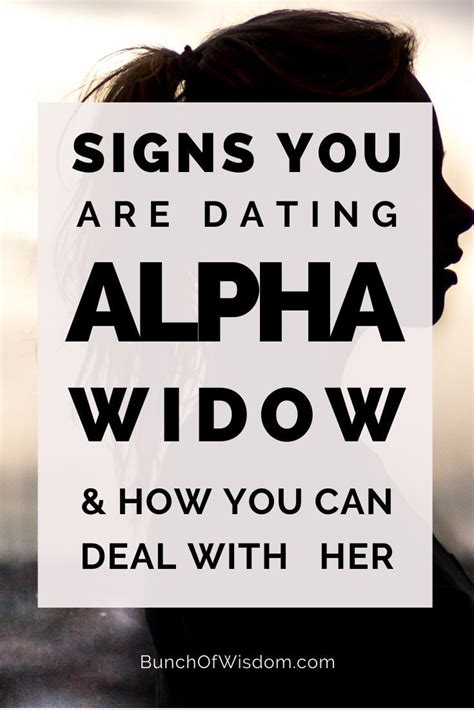 dating an alpha widow