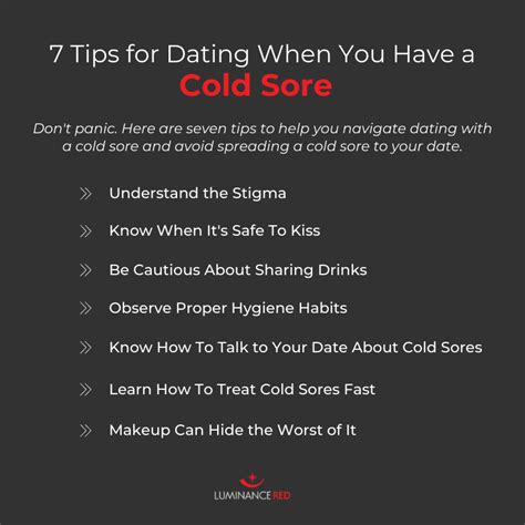 dating cold sores