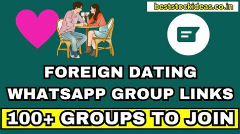 dating group on whatsapp link