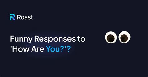 dating response to how are you