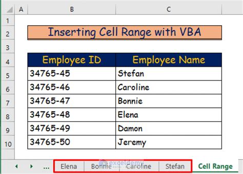 dating tabs in excel