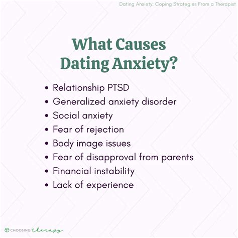 dating triggers anxiety