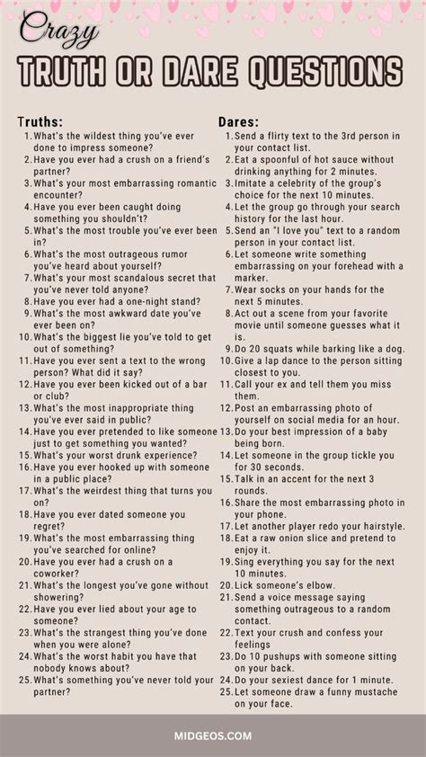 dating truth questions