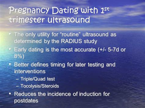 dating ultrasound bleeding
