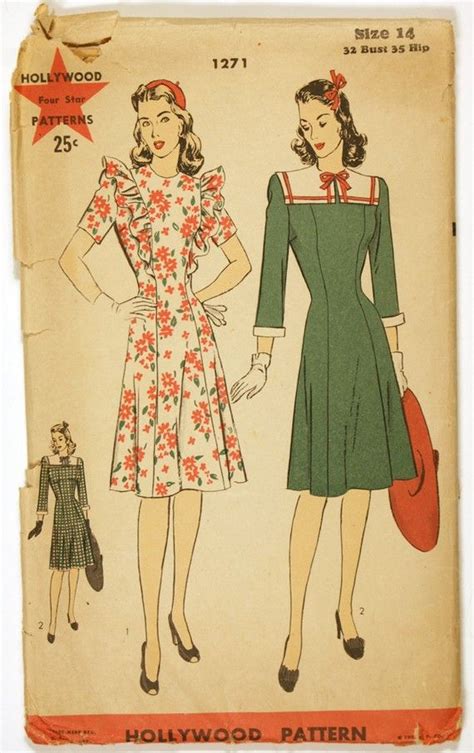 dating vintage sewing patterns