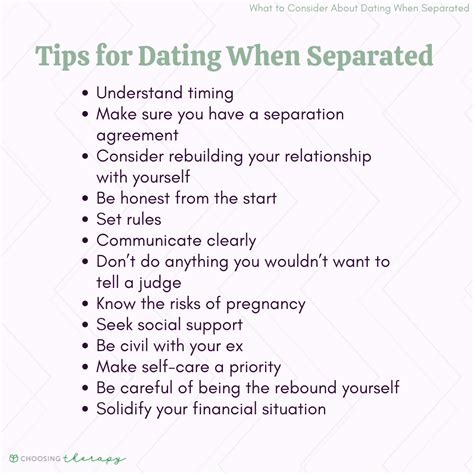 dating while separated michigan