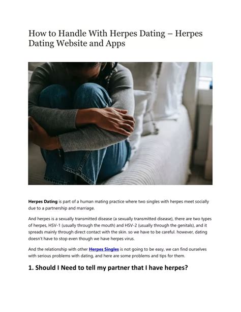 dating with herpes website