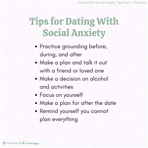 dating work social anxiety