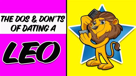 dos and donts of dating a leo man
