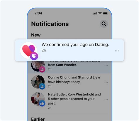 fb dating notifications